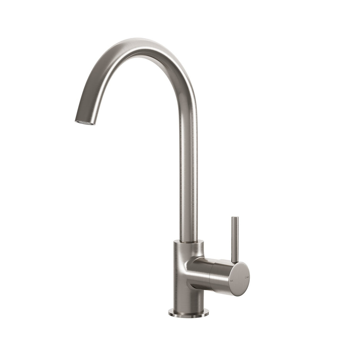 SPIN Gooseneck Sink Mixer Brushed Nickel
