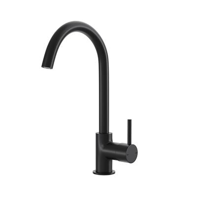 SPIN Gooseneck Sink Mixer Matte Black