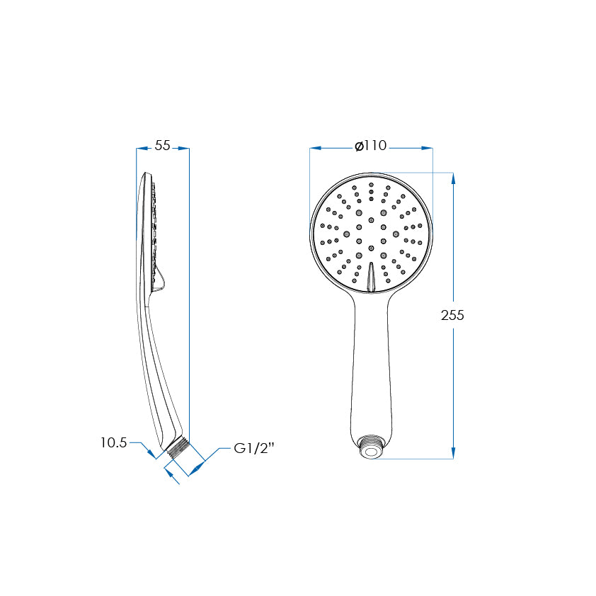 MIST Hand Shower Champagne Gold