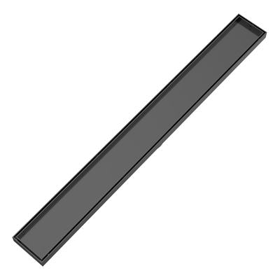 LIDO LINEAR Tile Floor Drain 900 x 100mm Gunmetal
