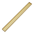 LIDO LINEAR Tile Floor Drain 1100 x 100mm Brushed Brass