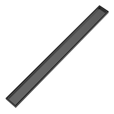 LIDO LINEAR Tile Floor Drain 1100 x 100mm Gunmetal