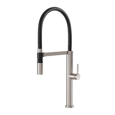 SPIN Pull Down Sink Mixer Brushed Nickel