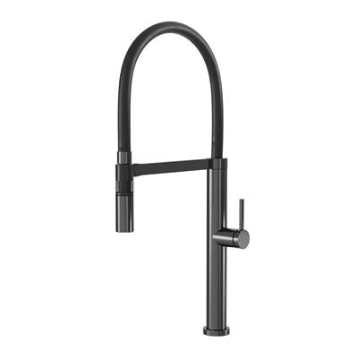 SPIN Pull Down Sink Mixer Gunmetal