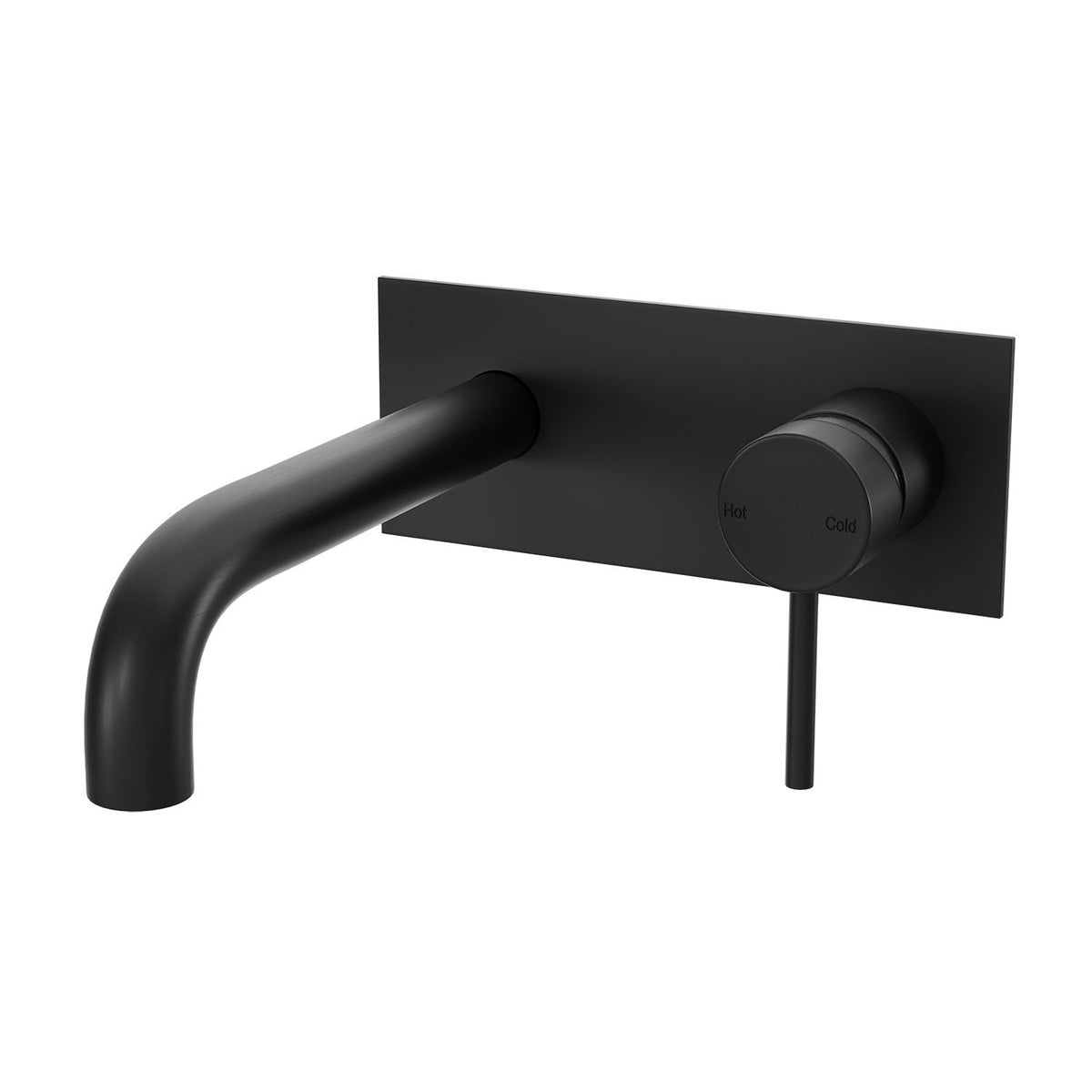 SPIN In Wall Mixer & 200mm Spout Kit Matte Black