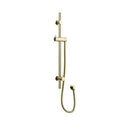 ELEMENTS Single Shower Rail with External Water Inlet Champagne Gold
