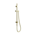 ELEMENTS Universal Water Inlet Shower Rail with Diverter Champagne Gold
