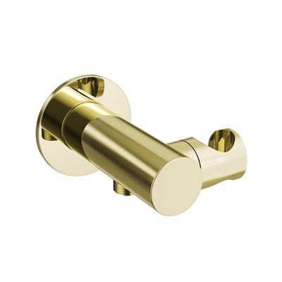 SPIN Shower Elbow with Hand Shower Bracket Champagne Gold