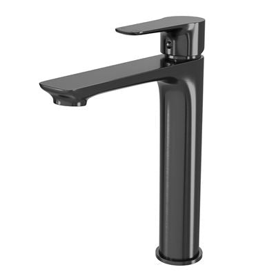 EDEN Tall Basin Mixer Lead Free Gunmetal, front view