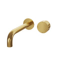 SPIN In Wall Progressive Mixer & 200mm Spout Set Brushed Brass