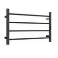 HETTA Multi-Function Square Heated Towel Rail 4 Bar Gunmetal