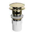 DOME POP UP Waste with Overflow Champagne Gold 32x80mm