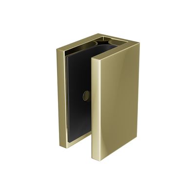 Glass Clip Champagne Gold 10mm