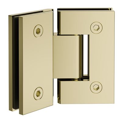 Shower Door Hinge Champagne Gold 135 Degree