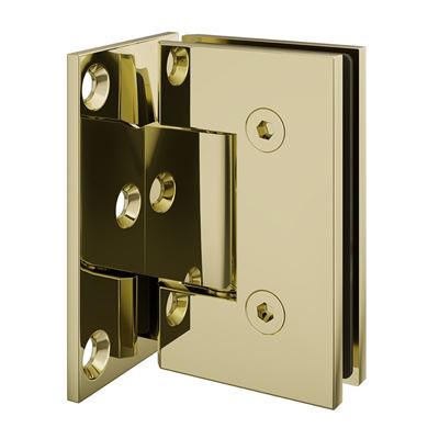 Shower Door Hinge Champagne Gold 90 Degree