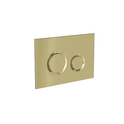 SPIN Push Plate for Pneumatic Cistern 243x159mm Champagne Gold