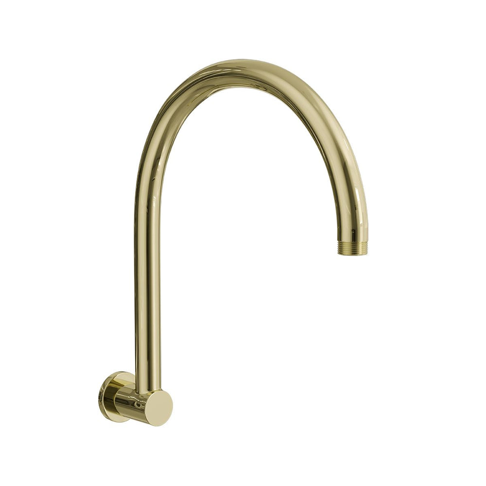 SPIN Gooseneck Shower Arm Champagne Gold