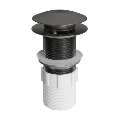 DOME POP UP Waste Without Overflow Gunmetal 32x80mm