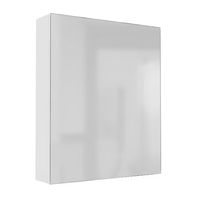 OSCA Mirror Cabinet Single Door Pencilled Edge 600mm, front view