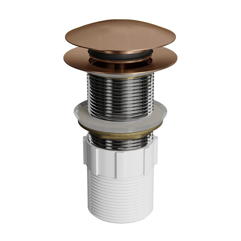 DOME POP UP Waste Without Overflow Titanium Bronze 32x80mm