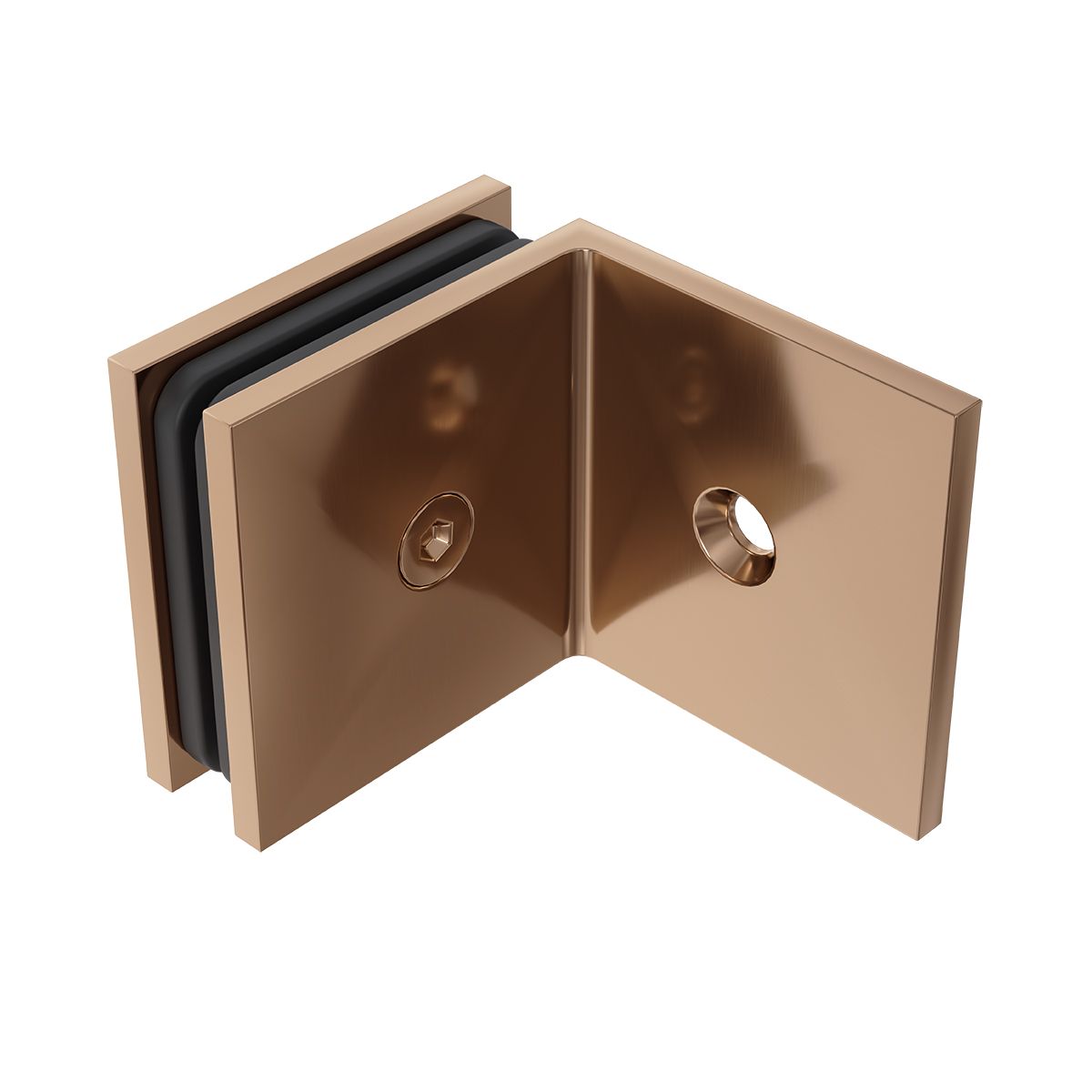 Shower Panel Wall Bracket Titanium Bronze