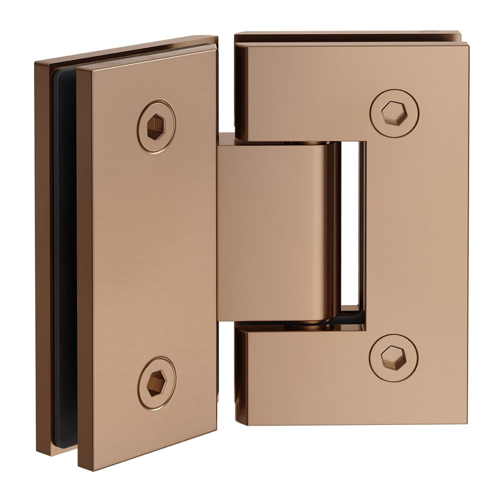 Shower Door Hinge Titanium Bronze 135 Degree