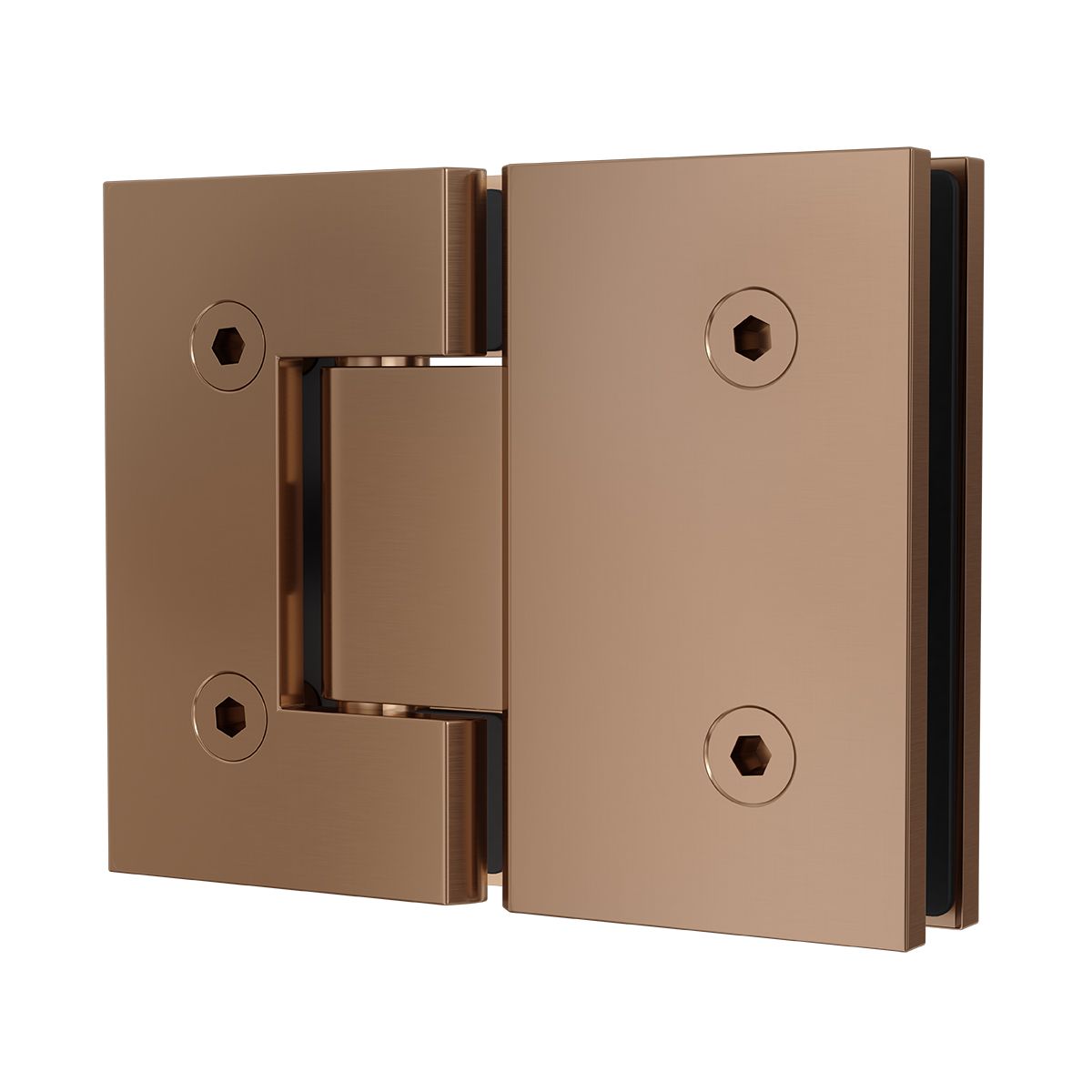 Shower Door Hinge Titanium Bronze 180 Degree