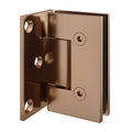 Shower Door Hinge Titanium Bronze 90 Degree