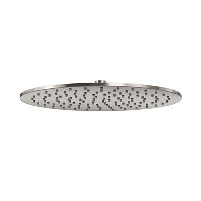 MONSOON Round Shower Head Brushed Nickel 400mm