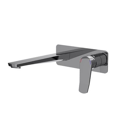 FLOW In Wall Mixer & Spout Kit Chrome 220mm