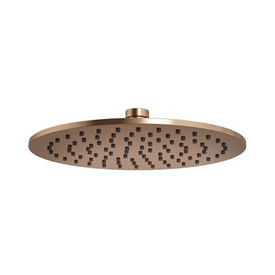 MONSOON Round Shower Head Titanium Bronze 250mm