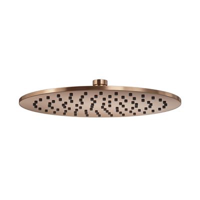 MONSOON Round Shower Head Titanium Bronze 300mm