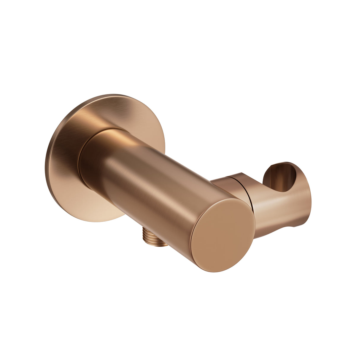 SPIN Shower Elbow with Hand Shower Bracket Titanium Bronze