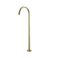 SYMMETRY Freestanding Bath Spout Brushed Champagne Gold, front view