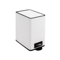 LINEAR 8L Soft Closing Pedal Bin White