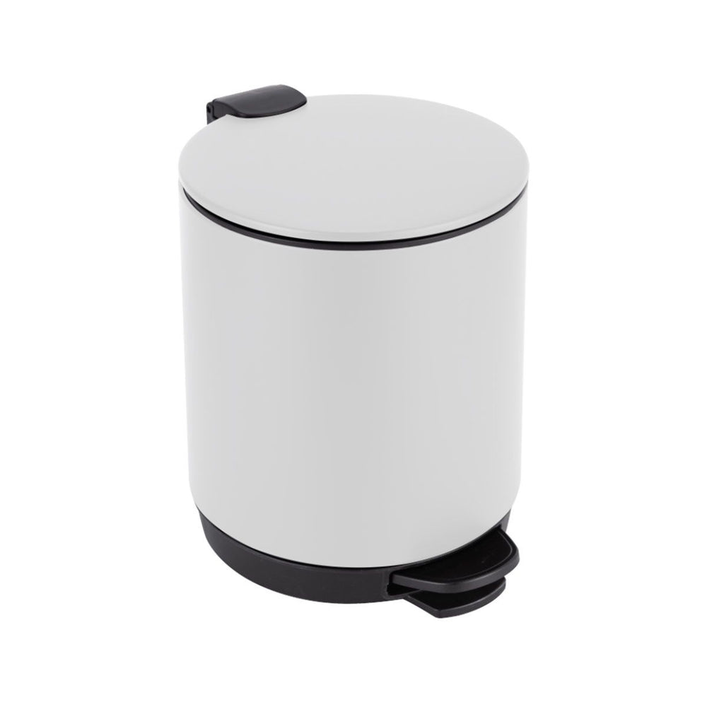 OSCAR 5L Soft Closing Pedal Bin White