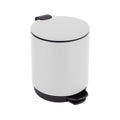 OSCAR 5L Soft Closing Pedal Bin White