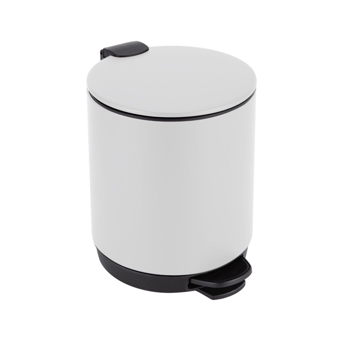 OSCAR 5L Soft Closing Pedal Bin White