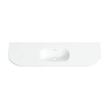 REEF Solid Surface Vanity Top, w/ Integrated Basin w/ Overflow 1500mm Matte White