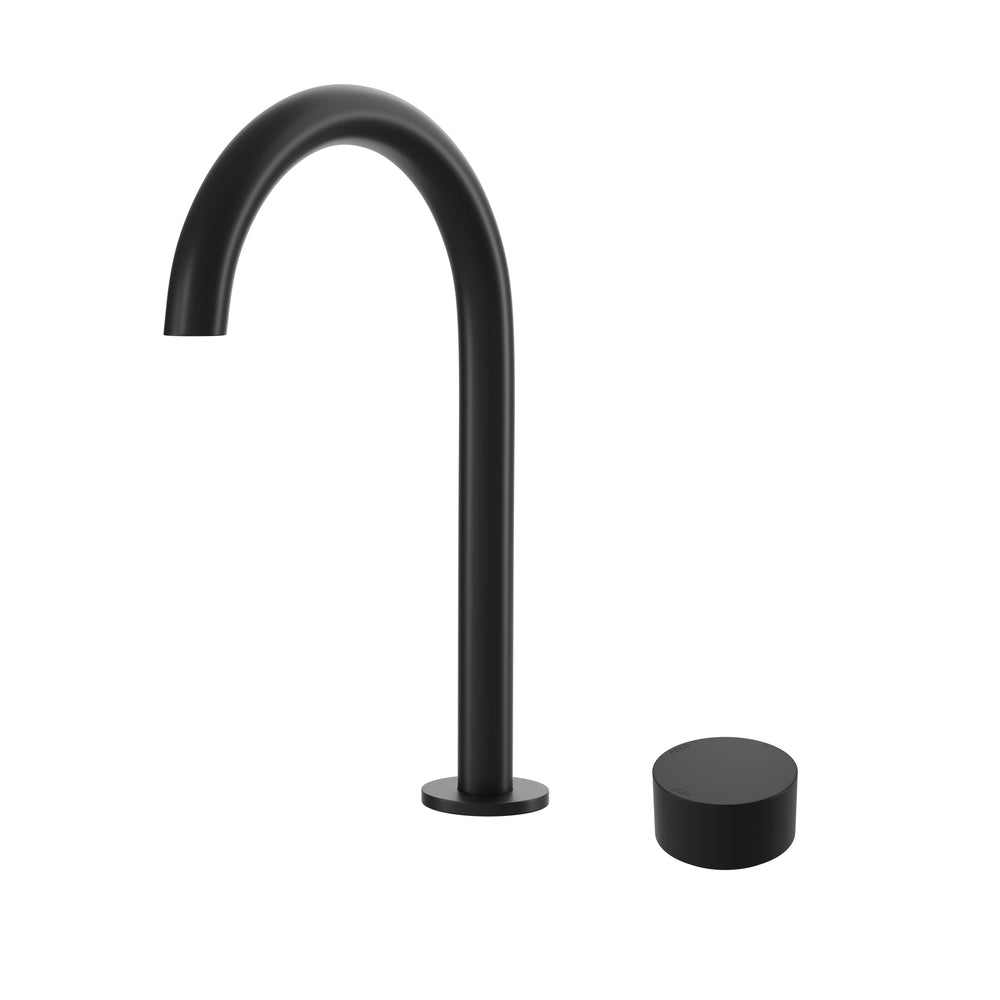 SPIN Progressive Hob Mixer & 115mm Spout Set Matte Black