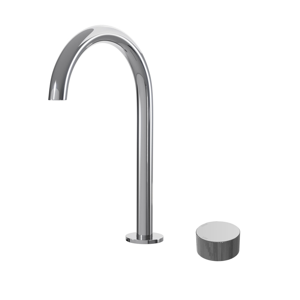 MESH Progressive Hob Mixer & 115mm Spout Set Chrome