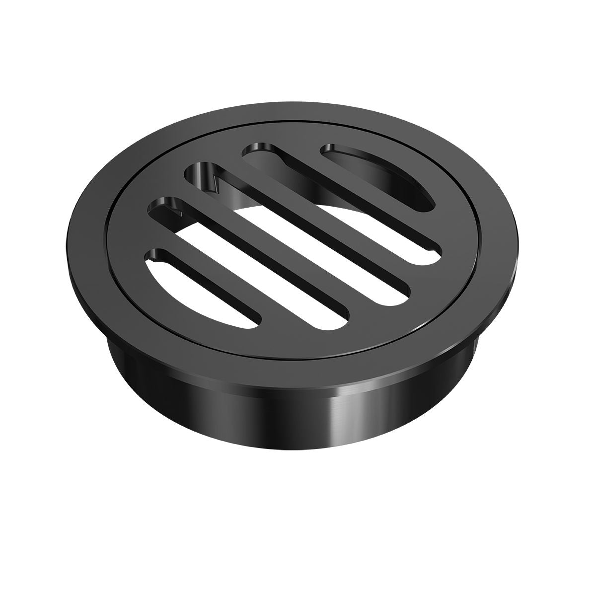 FLOW Round Floor Drain 80mm with DN80 Outlet Gunmetal