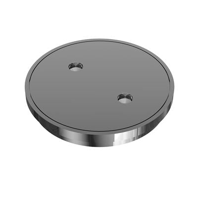 FLOW Round Clean Out Floor Drain 100mm with DN100 Outlet Chrome