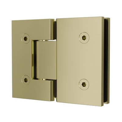 Shower Door Hinge Brushed Champagne Gold 180 Degree