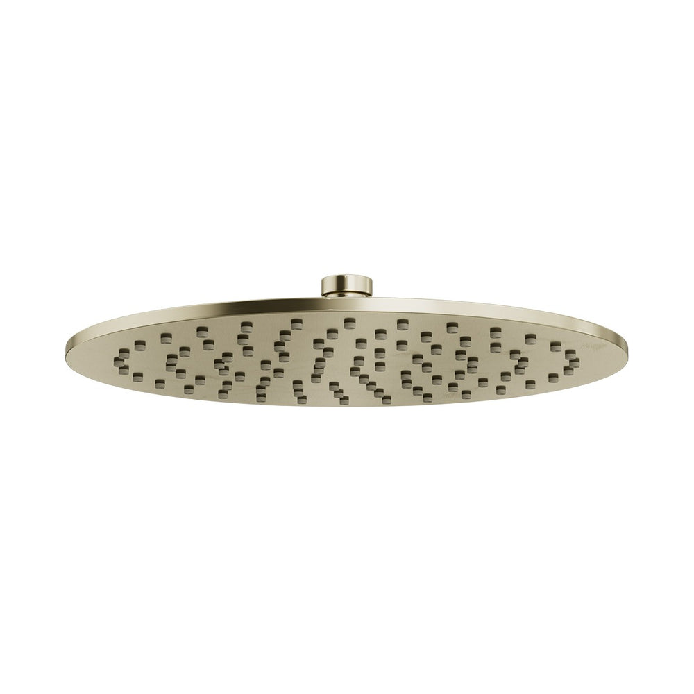 MONSOON Round Shower Head Brushed Champagne Gold 300mm