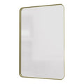 EDEN Rectangle Mirror w/ Brushed Champagne Gold 45mm Frame 600x900mm