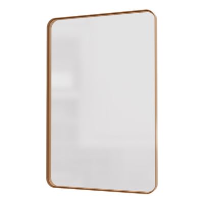 EDEN Rectangle Mirror w/ Titanium Bronze 45mm Frame 600x900mm