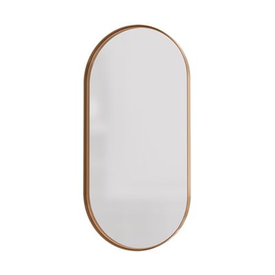 ORBIT Oval Mirror w/ Titanium Bronze 45mm Frame 450x900mm