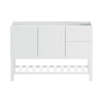 OLIVER Freestanding Vanity 1200mm Matte White