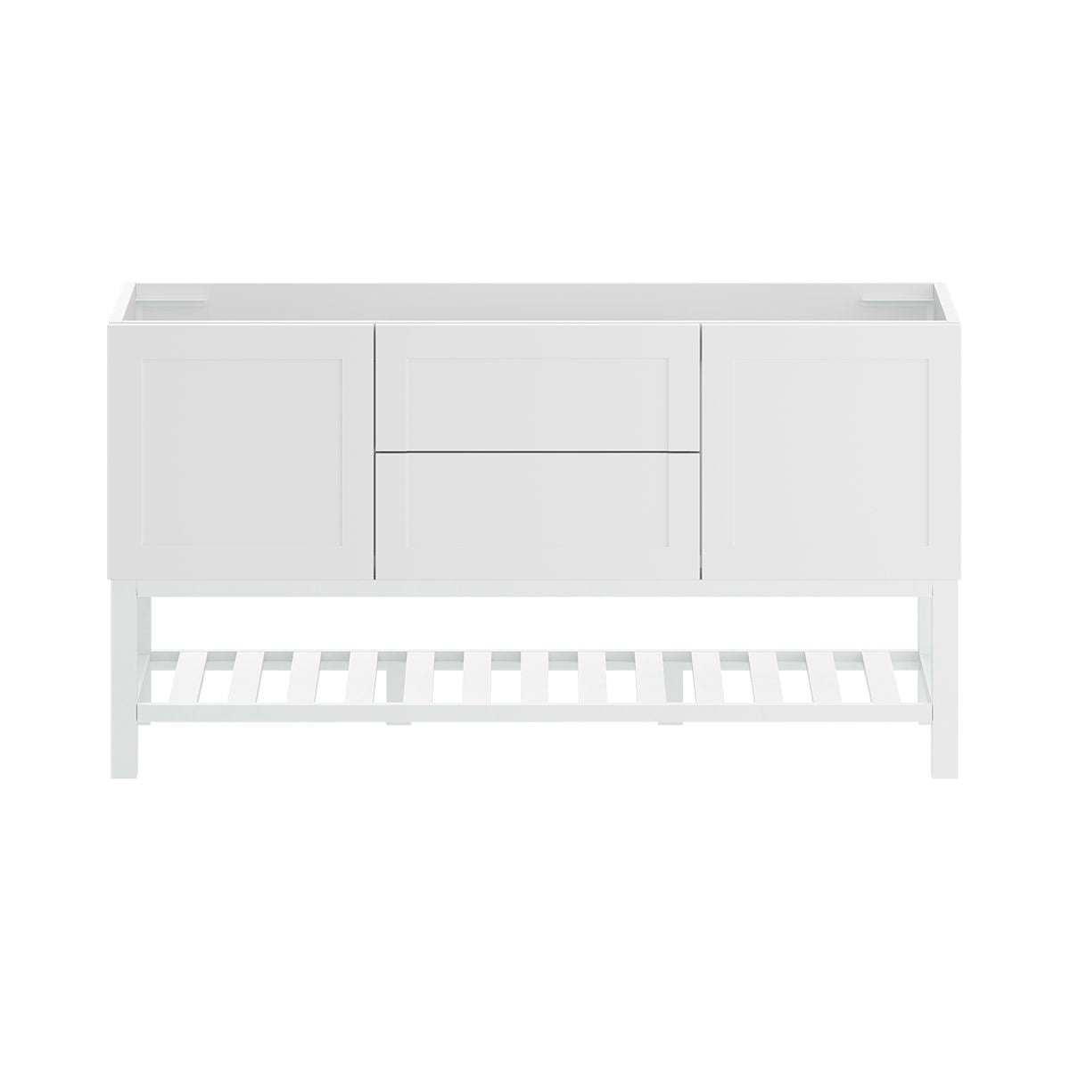 OLIVER Freestanding Vanity 1500mm Matte White